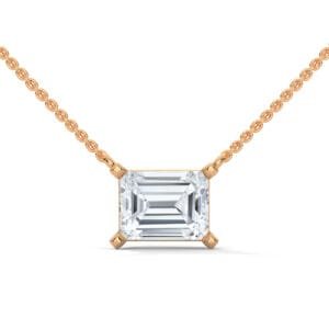 Lab Grown CVD Diamond Pendant Necklace classic elegance