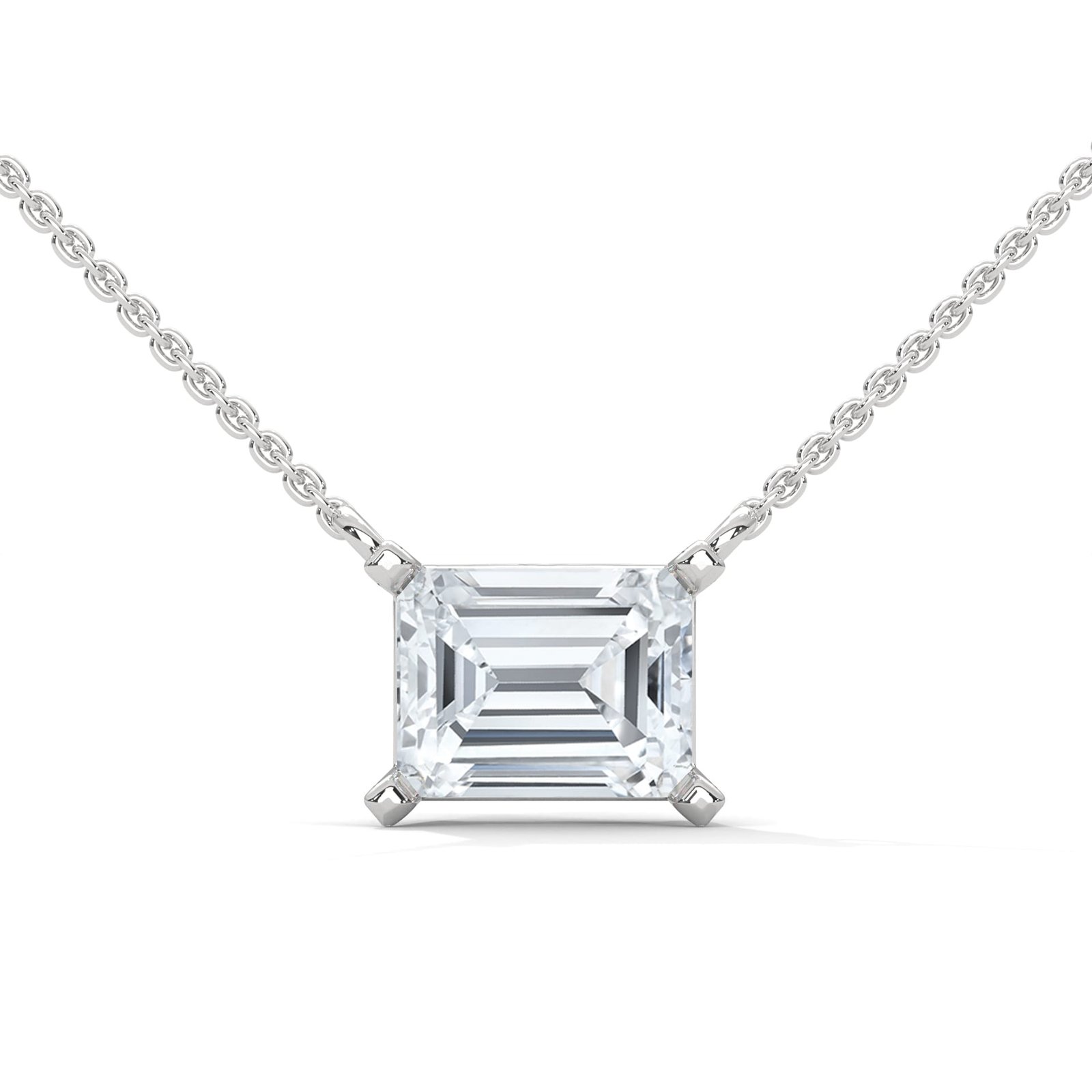 Classic lab grown CVD diamond gold necklace set by Reeva Rare for weddings, anniversaries, and timeless elegance.