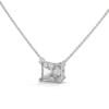 Lab diamond platinum necklace set handcrafted for luxury wear and timeless gifting