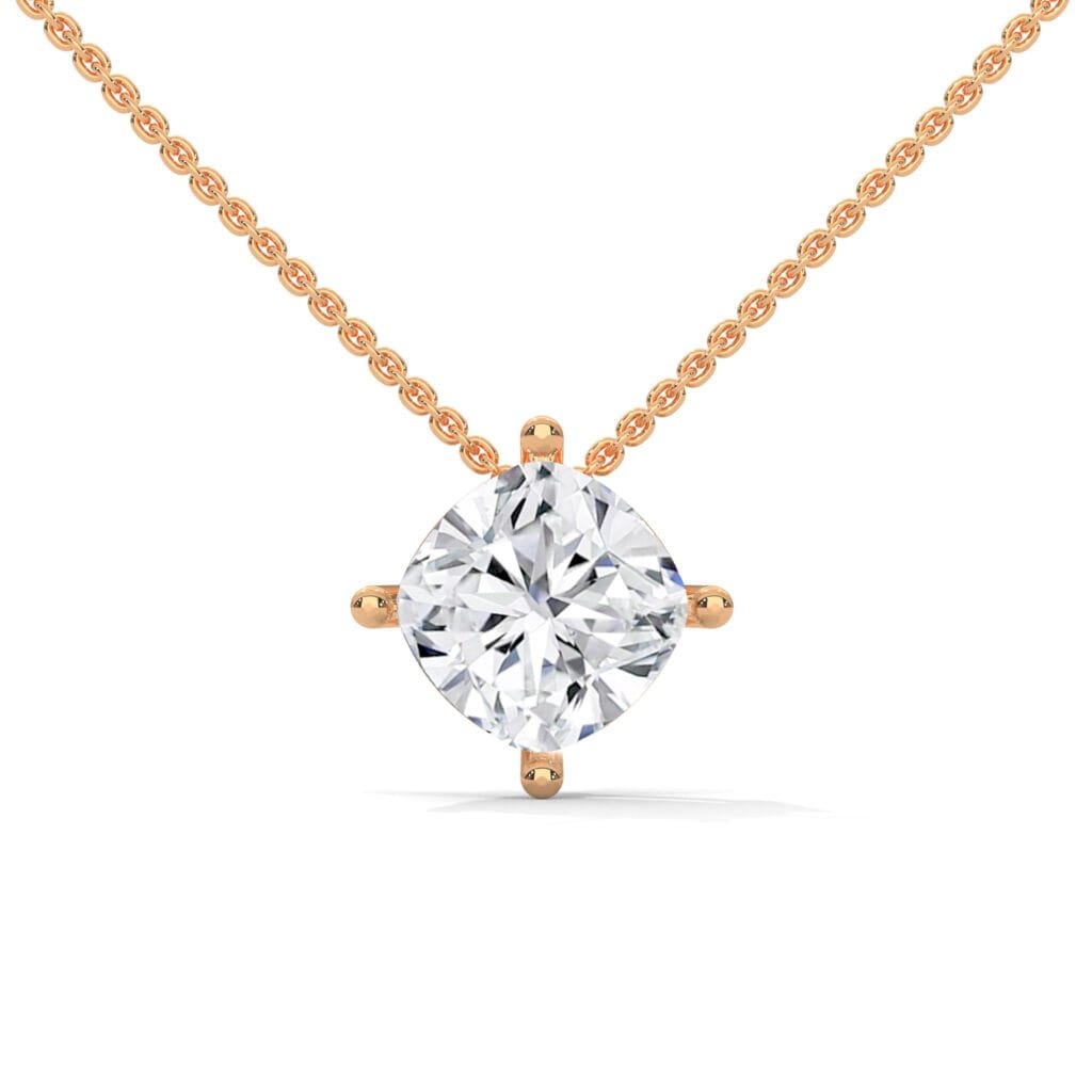 Lab Grown CVD Diamond Pendant Necklace luxury jewelry
