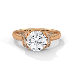 Lab Grown CVD Diamond Engagement Ring Mexico elegant proposal ring