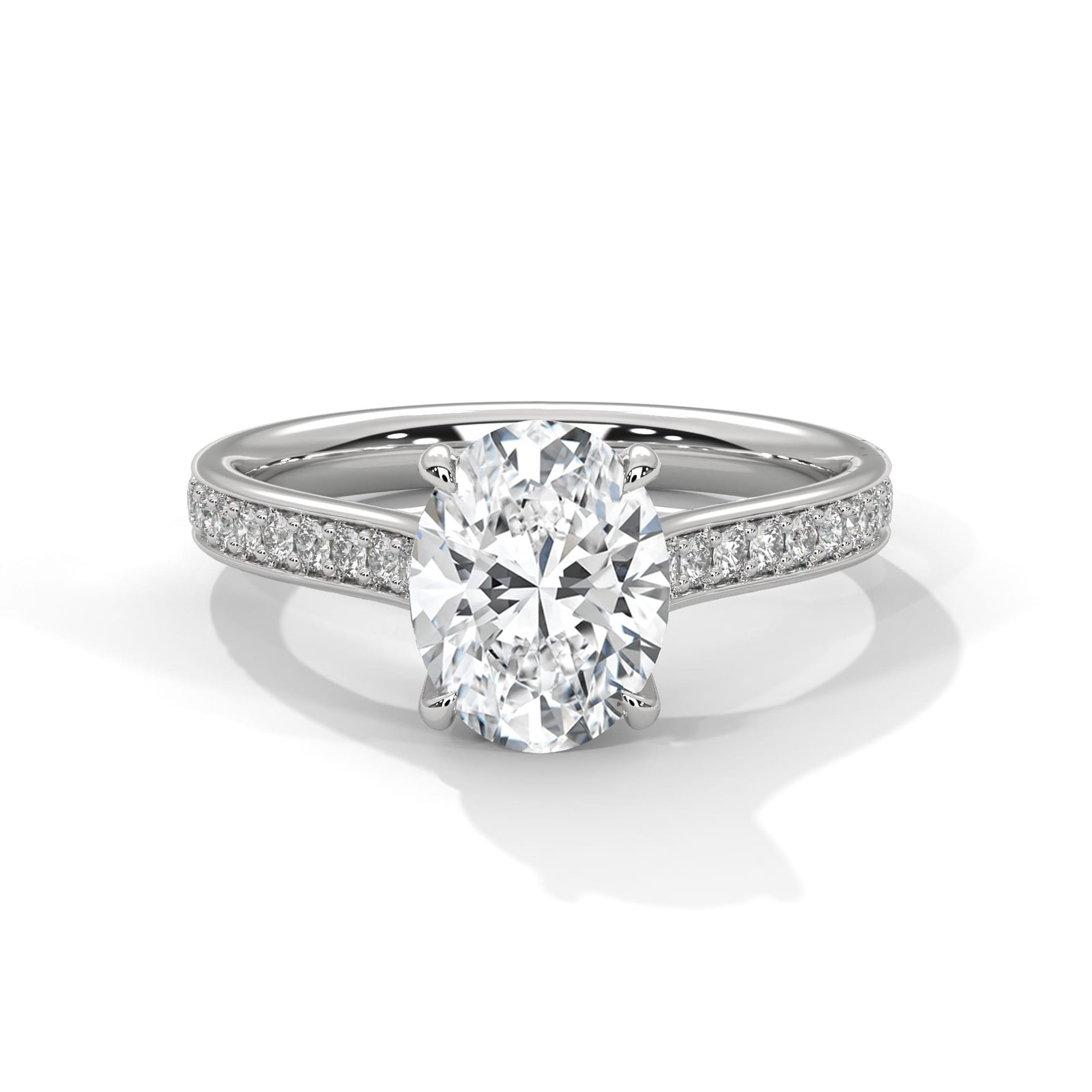 Lab Diamond Gold Ring with modern style and exquisite craftsmanship