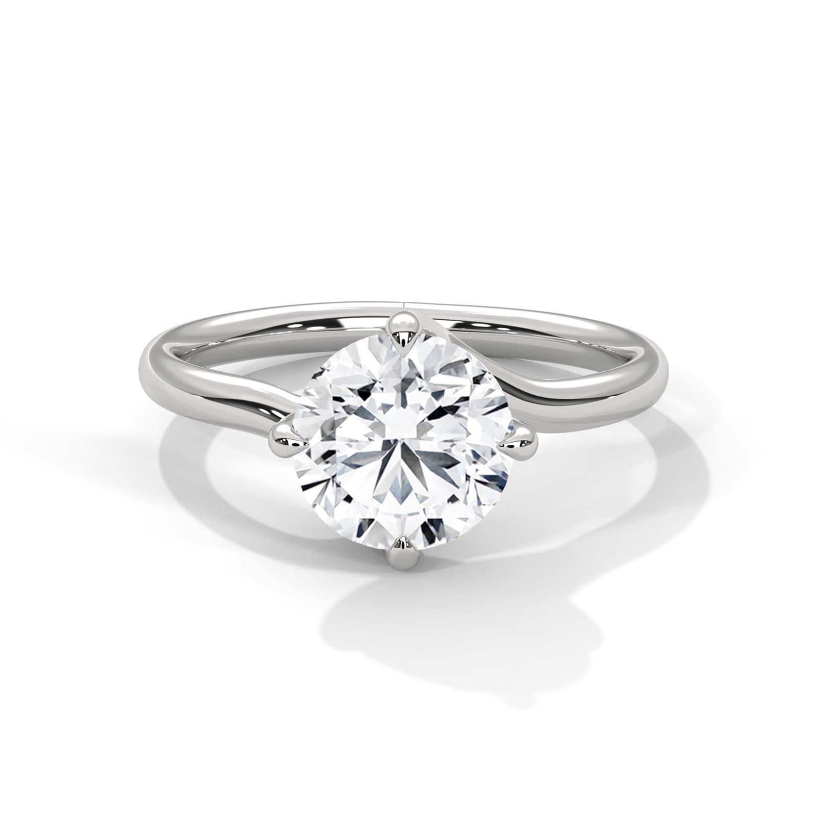 CVD Diamond Gold Ring for women with sophisticated design and sparkle