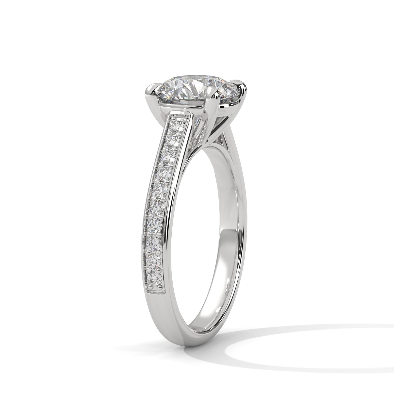 Shop Fine Lab Grown CVD Diamond Gold Ring Online for Her Birthday Gift