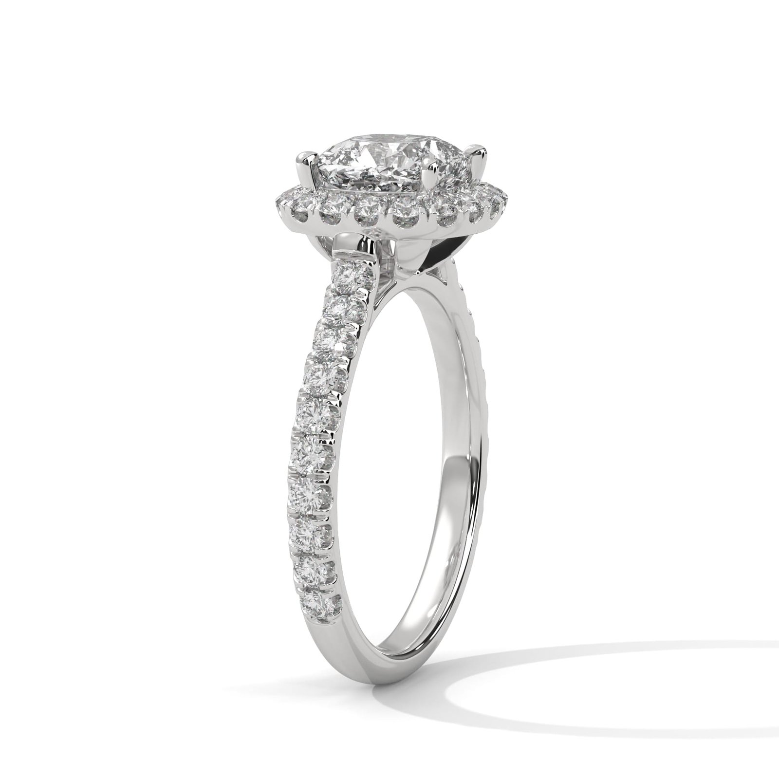 Shop Lab Grown CVD Diamond Gold Ring Online USA for Her Birthday and Engagement Gift
