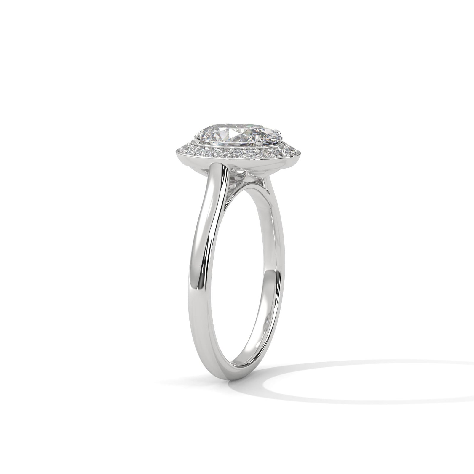 Luxury Lab Grown CVD Diamond Gold Ring for gifting elegance