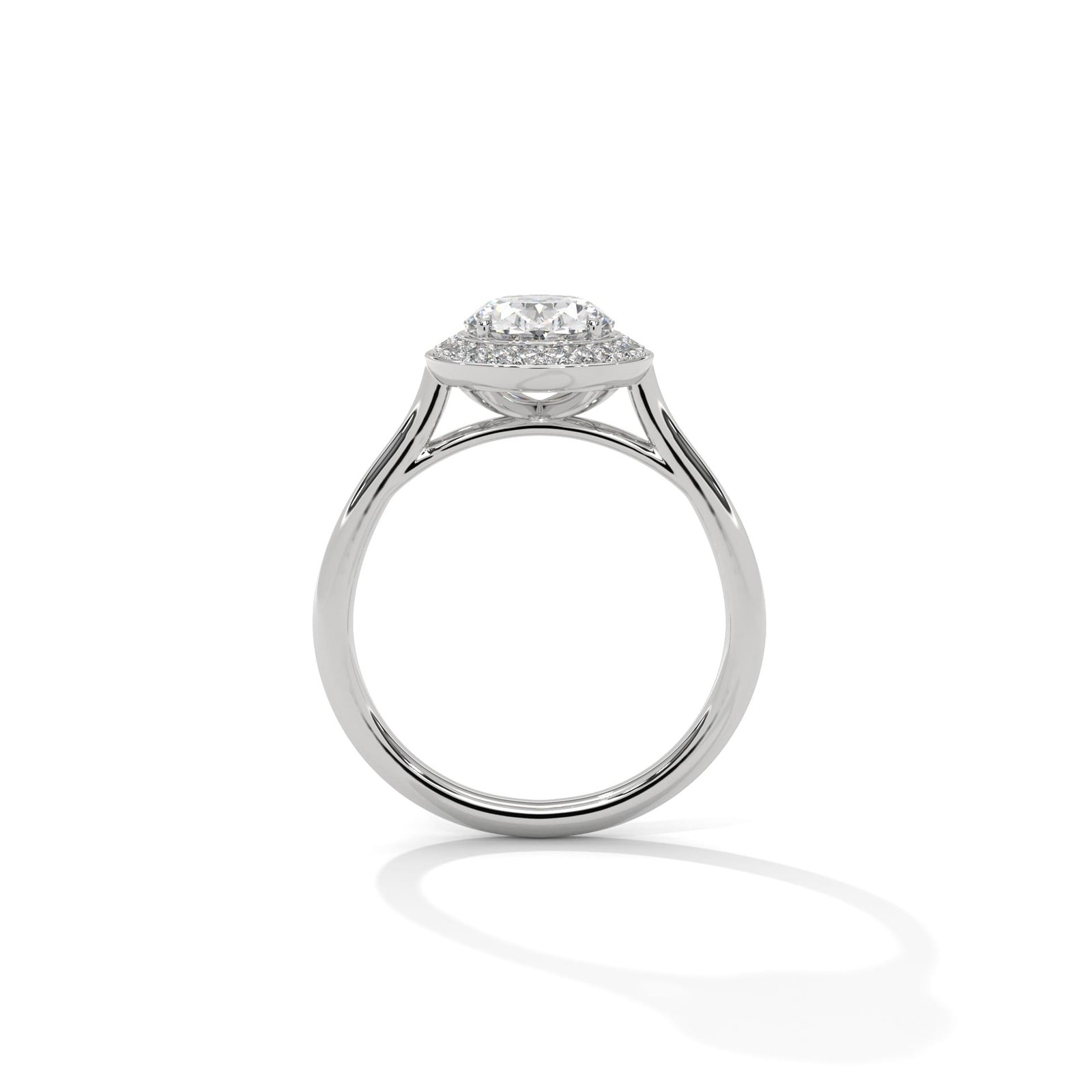 Exquisite Lab Grown CVD Diamond Gold Ring for proposal moments