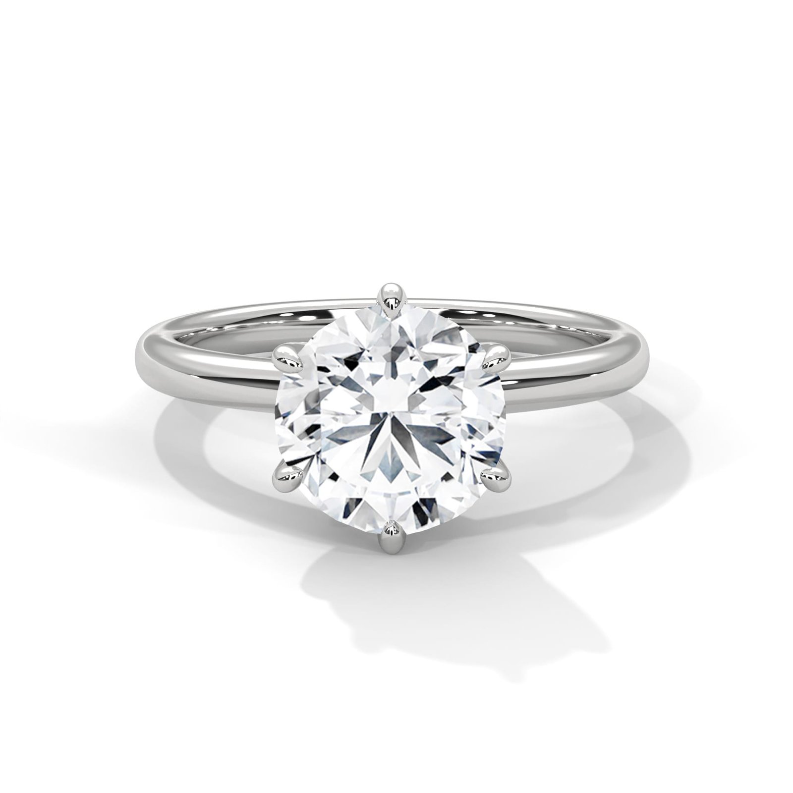 Buy Classic Lab Grown CVD Diamond Gold Ring for Timeless Luxury