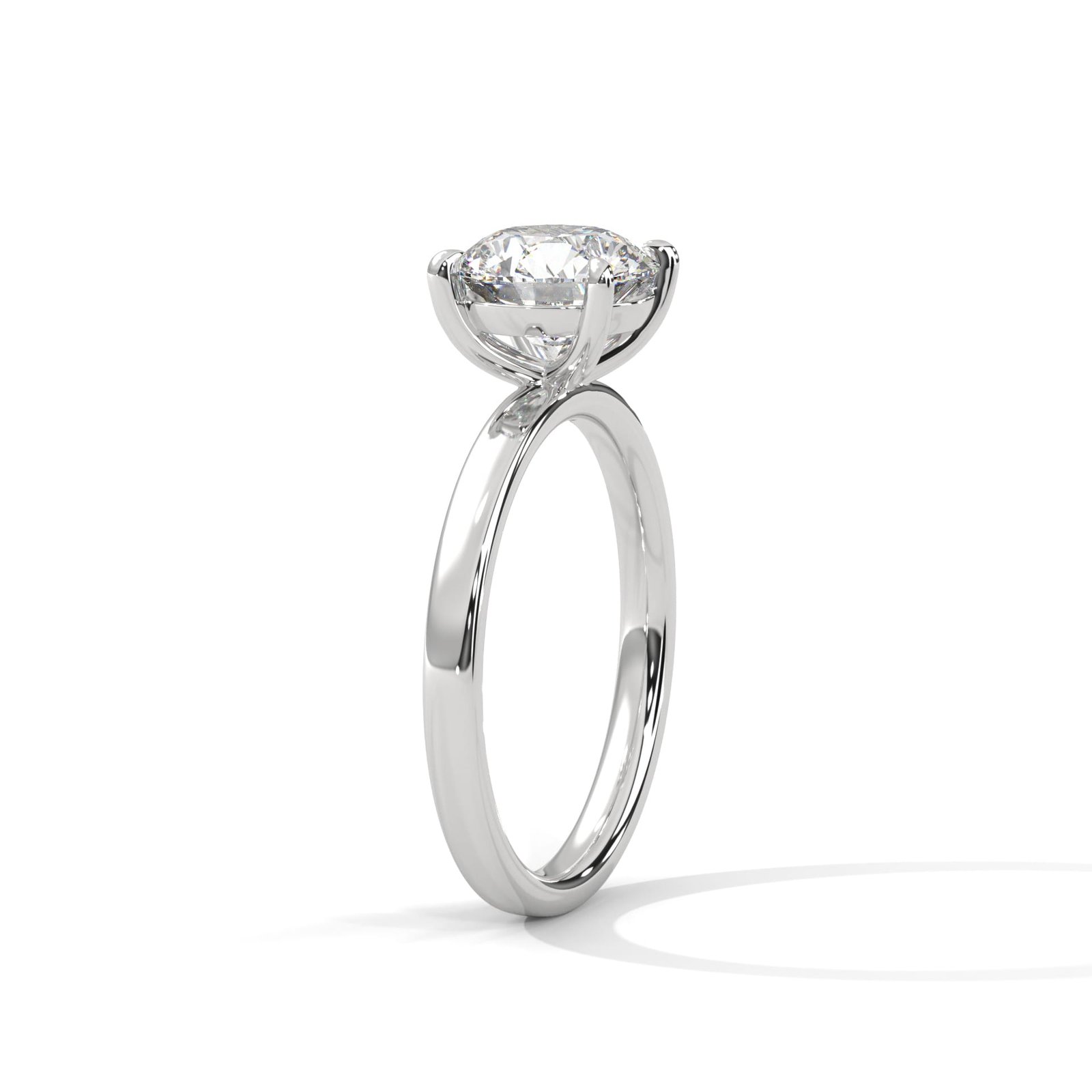 Elegant Lab Grown CVD Diamond Gold Ring for Anniversary Gift