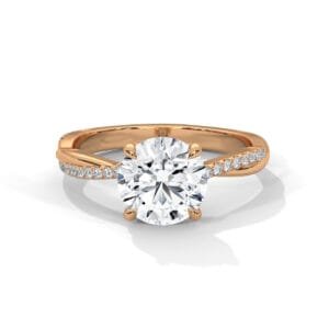 Lab Grown CVD Diamond Engagement Ring Munich precision design