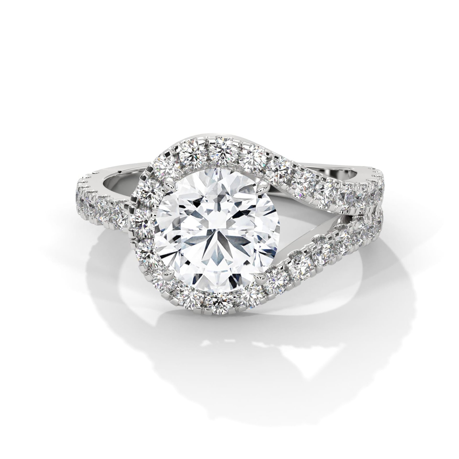 Buy Trusted Lab Grown CVD Diamond Gold Ring Online for Couples