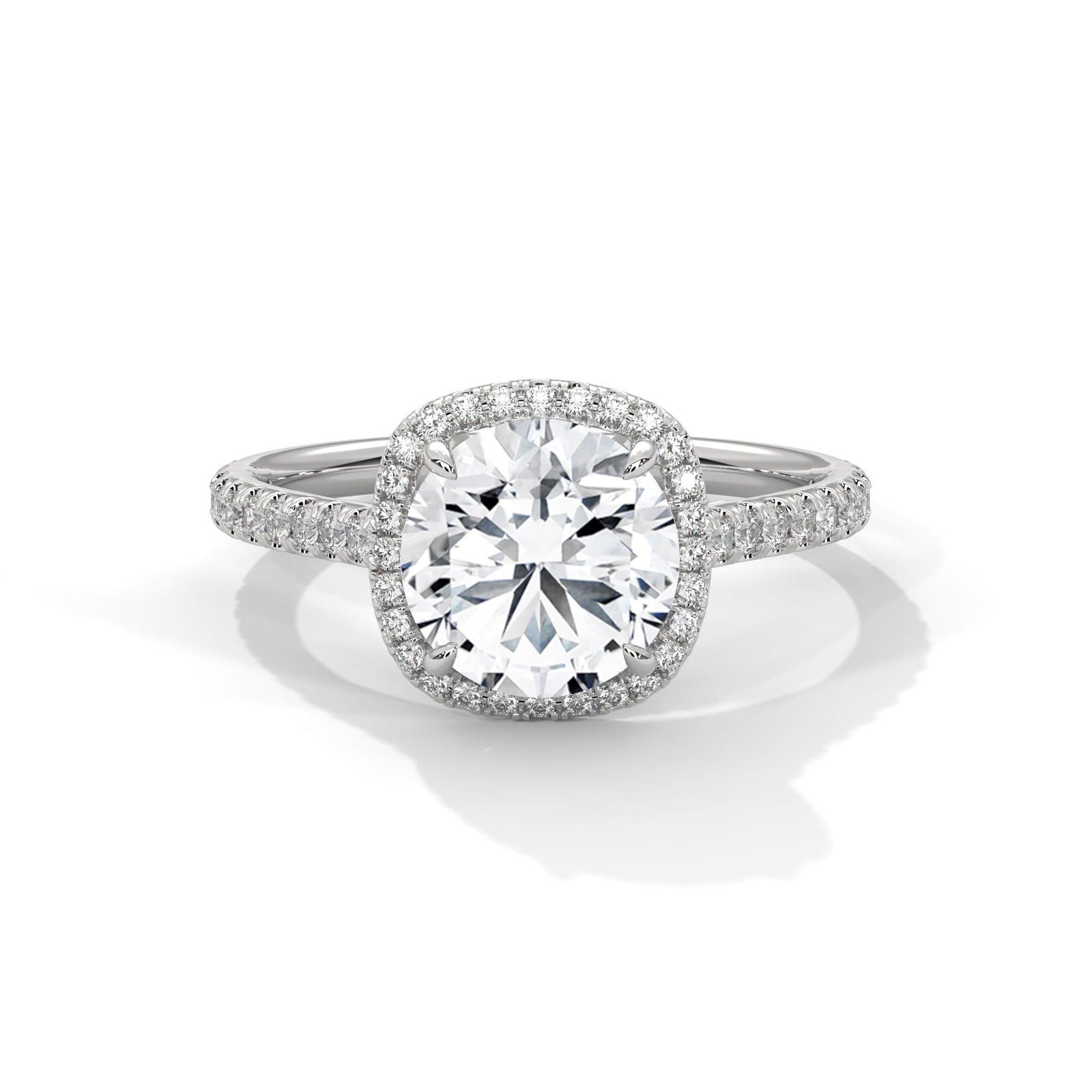 Lab Diamond Gold Ring with sparkling elegance and refined craftsmanship