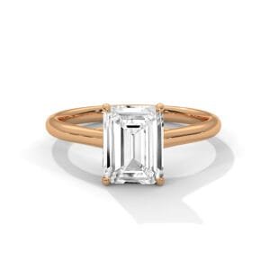 Lab Grown CVD Diamond Engagement Ring Beijing luxury gold setting