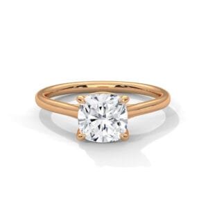 Lab Grown CVD Cushion Diamond Engagement Ring romantic proposal ring