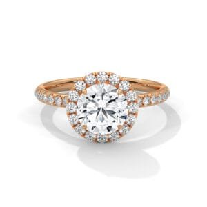 Lab Grown CVD Diamond Engagement Ring Tel Aviv modern design