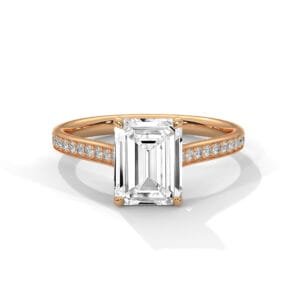 Lab Grown CVD Diamond Engagement Ring Tokyo prestige design
