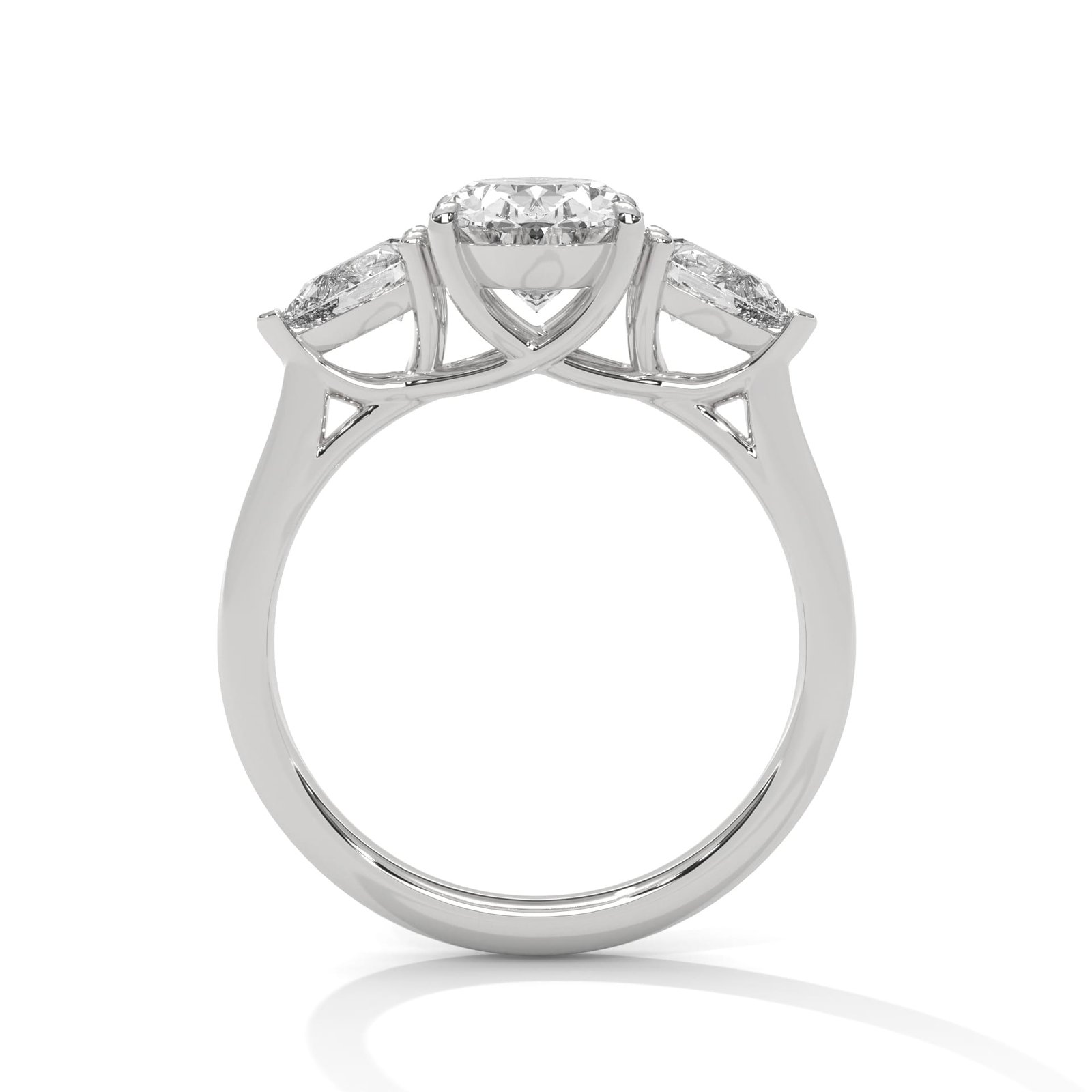Lab Grown CVD Diamond Gold Ring by Reeva Rare Jewelry Brand
