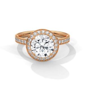 Lab Grown CVD Diamond Engagement Ring Geneva elegant proposal ring
