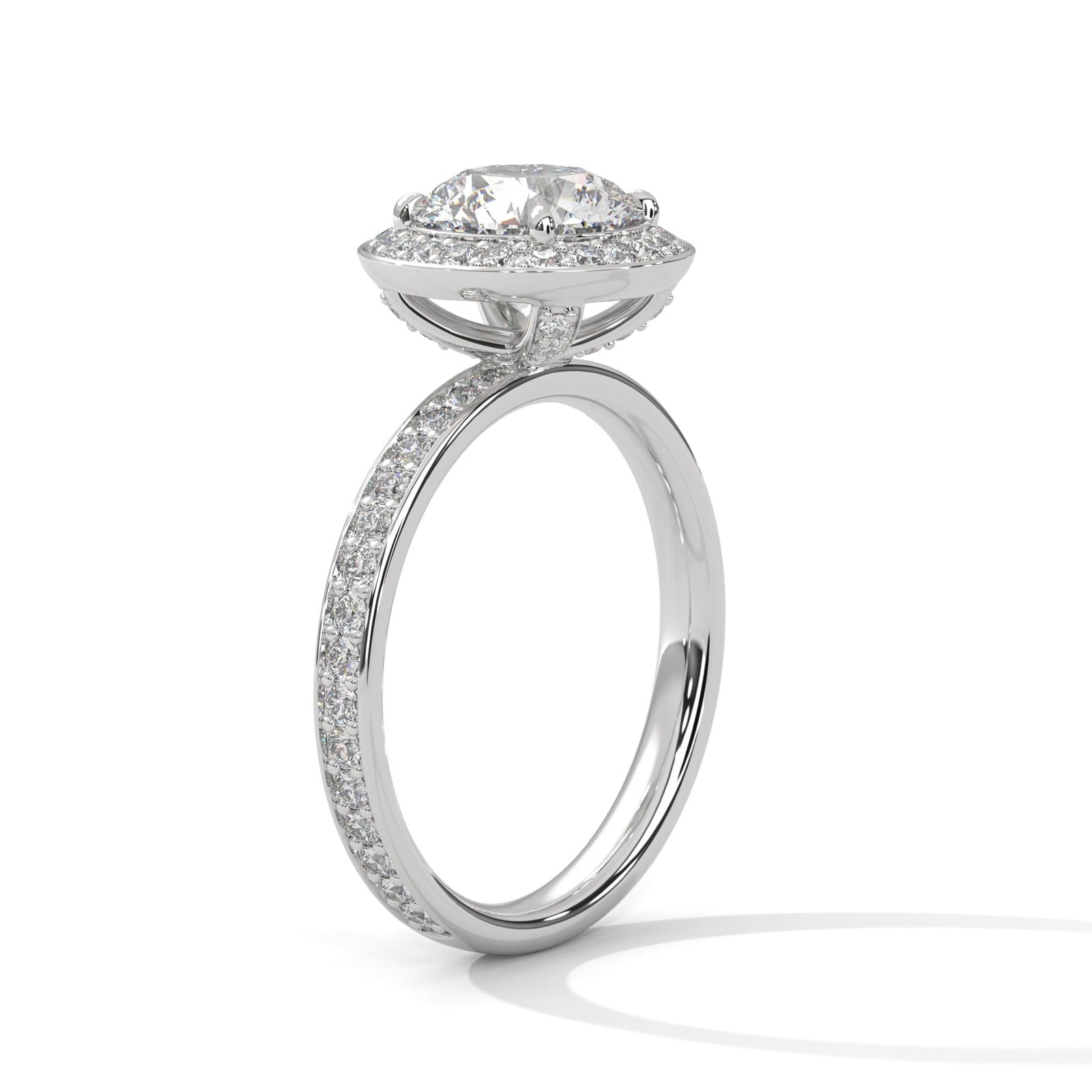 Handcrafted Lab Grown CVD Diamond Gold Ring