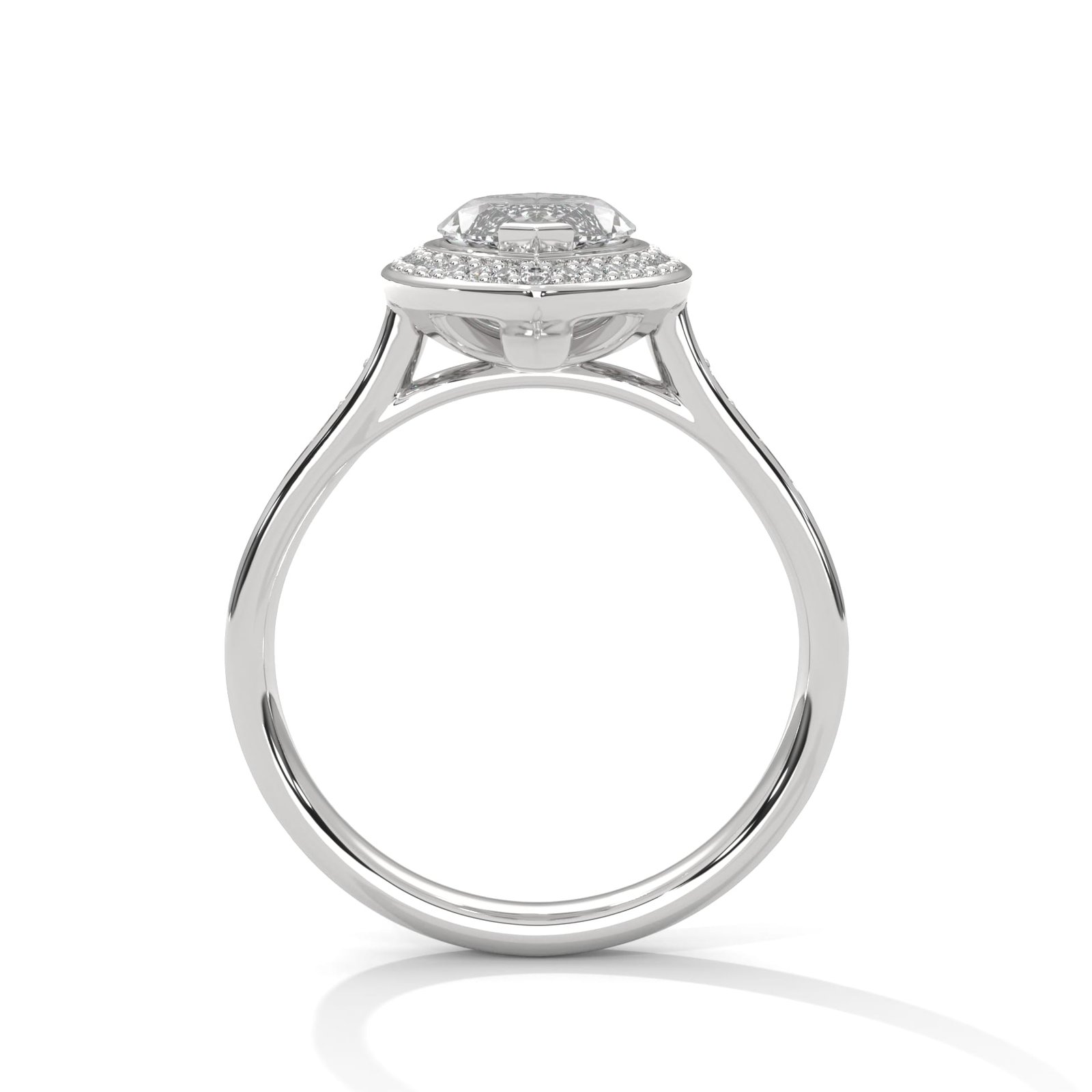 Magnificent Lab Grown CVD Diamond Gold Ring by Reeva Rare Jewelry Brand for true elegance.