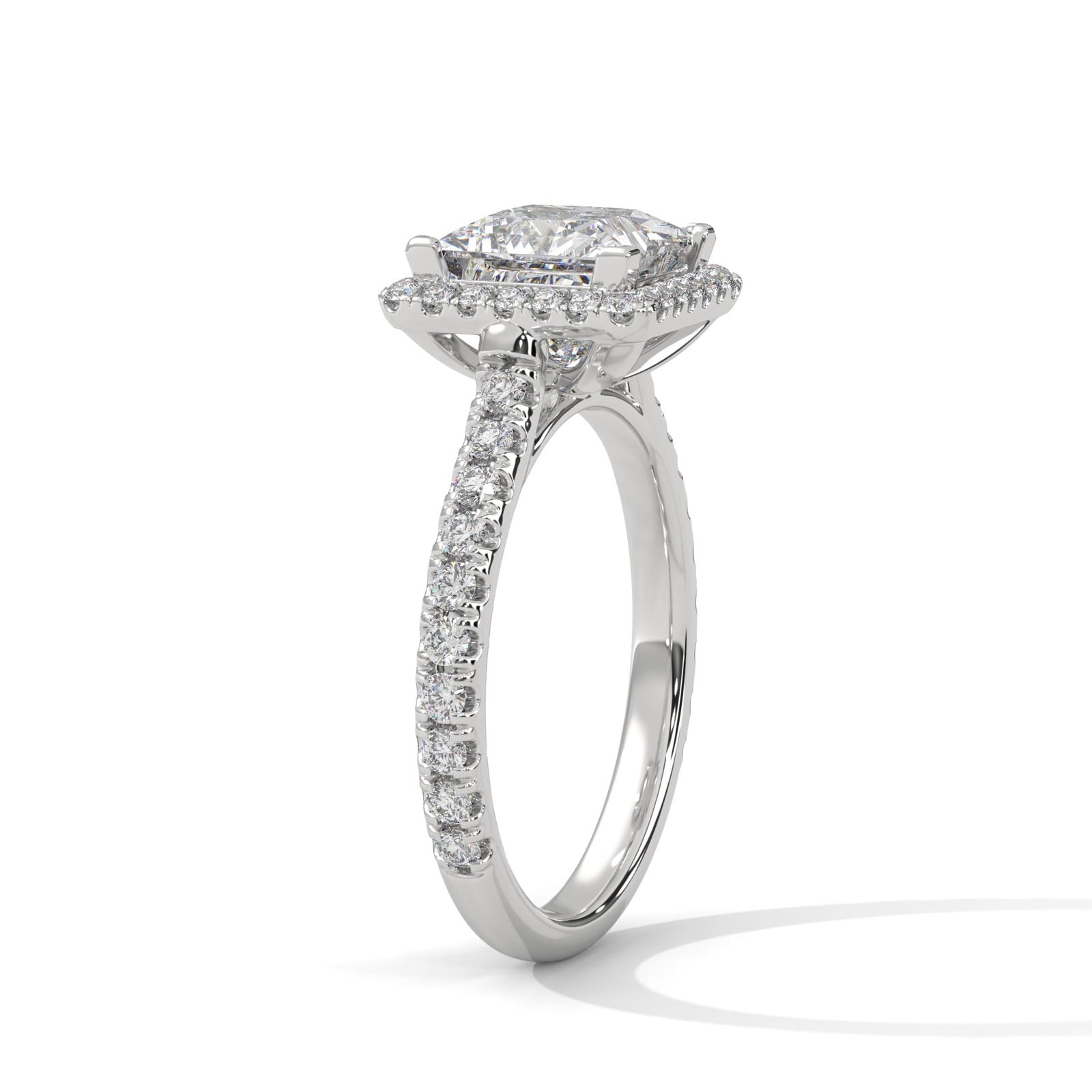 Buy Lab Grown CVD Diamond Gold Ring from Reeva Rare Online Store for elegance and shine