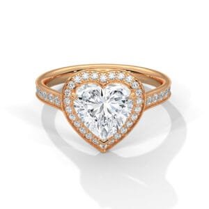 Lab Grown CVD Diamond Gold Ring for proposals, anniversaries, and gifting