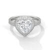 Stylish lab grown CVD diamond gold ring for weddings, anniversaries, birthdays, proposals, and personal gifts.