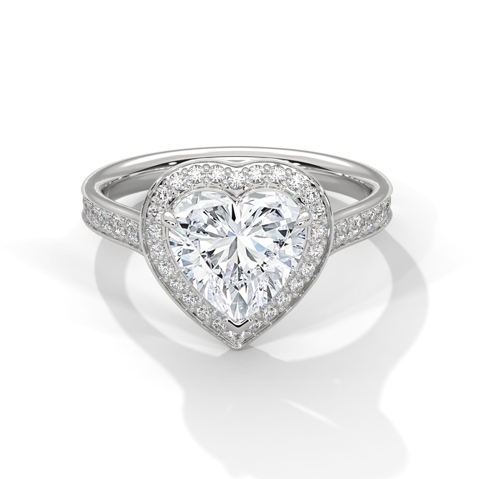 Stylish lab grown CVD diamond gold ring for weddings, anniversaries, birthdays, proposals, and personal gifts.