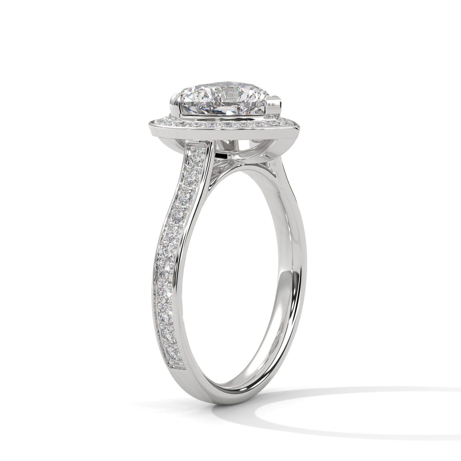 Buy Lab Grown CVD Diamond Gold Ring online from Reeva Rare for luxury and sophistication
