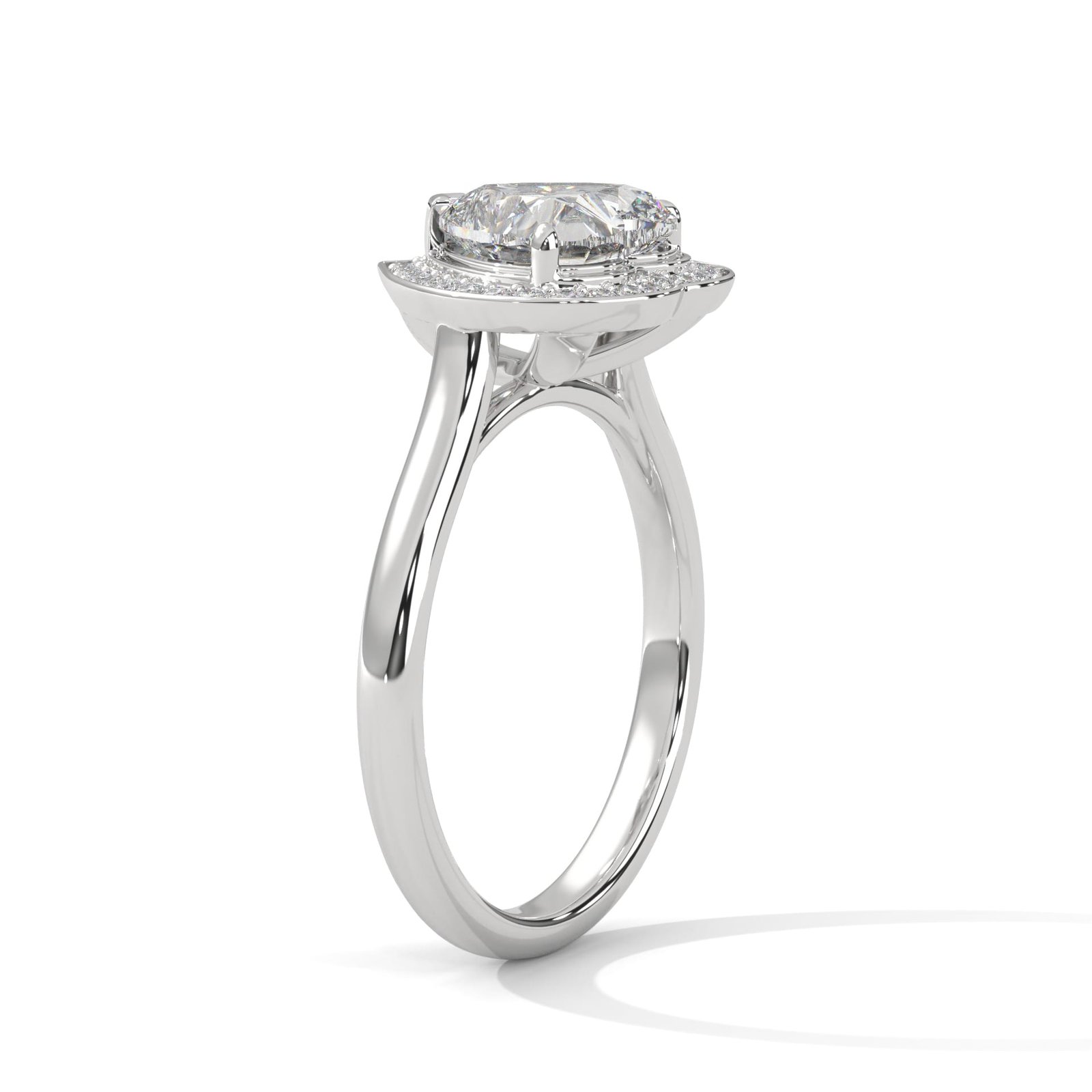 Elegant Lab Grown CVD Diamond Gold Ring for anniversaries, engagements, and gift