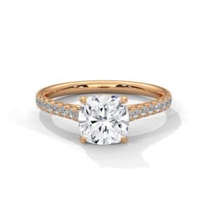 Lab Grown CVD Diamond Engagement Ring Miami bold design