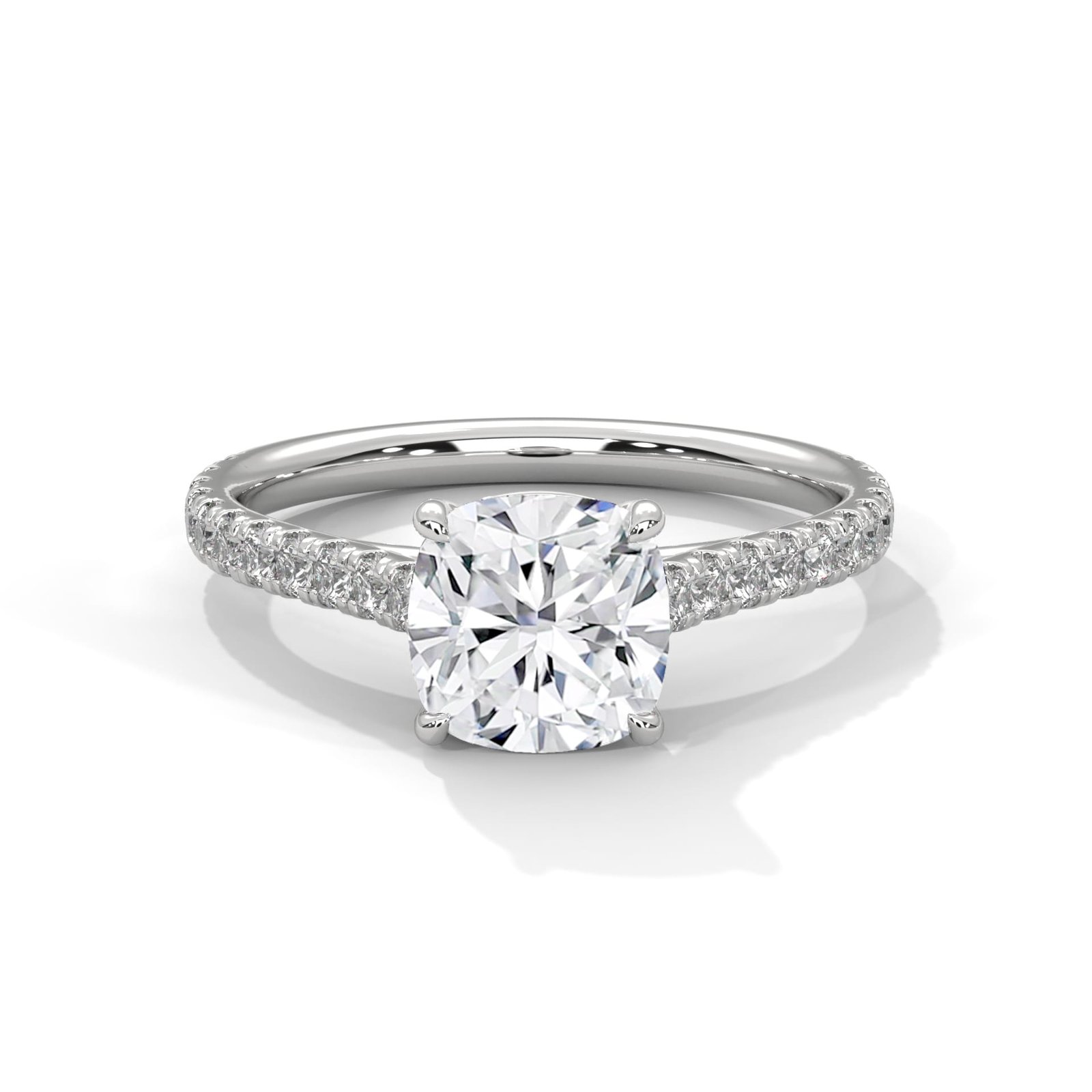 Buy Lab Grown CVD Diamond Gold Ring from Reeva Rare Online for timeless sparkle