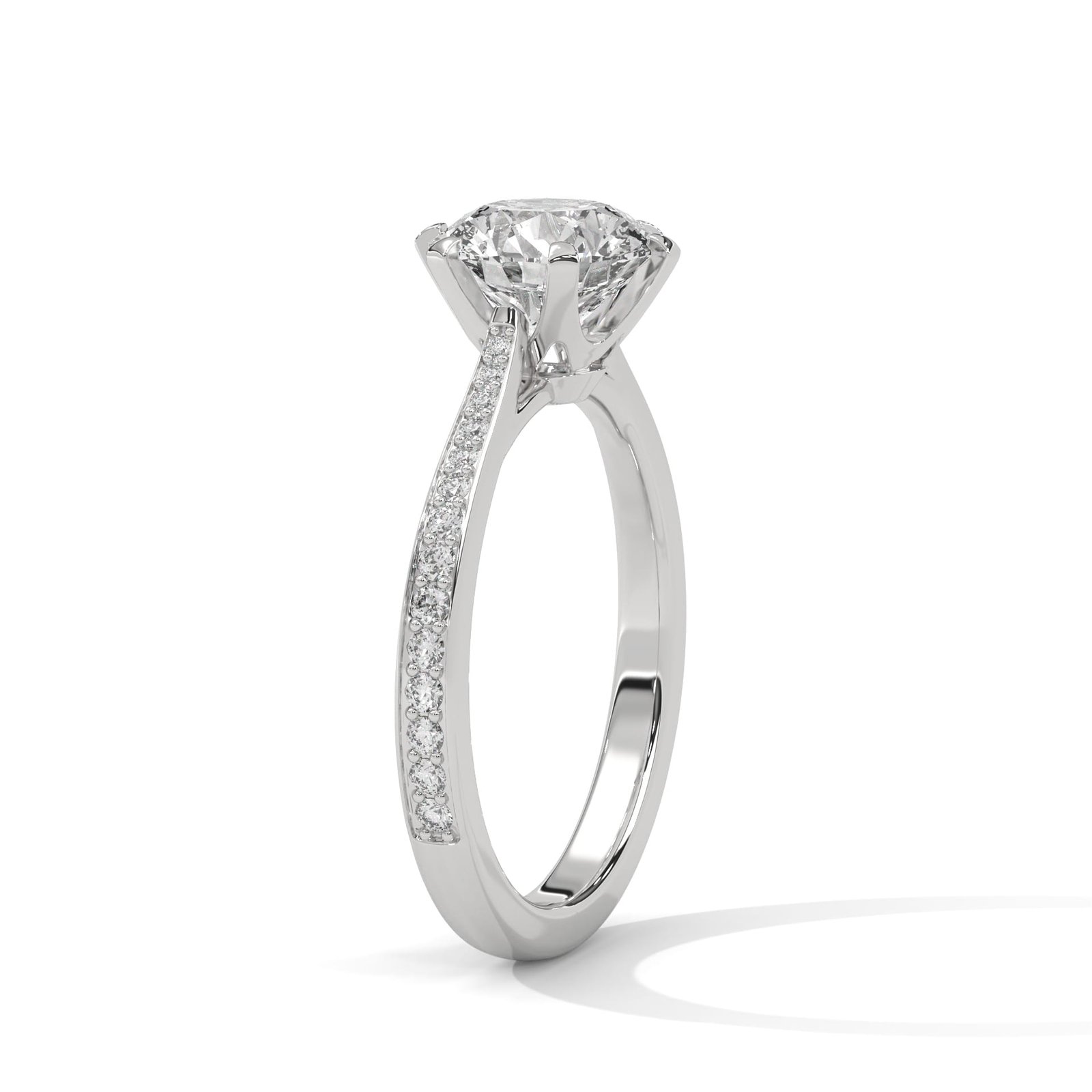 Lab Grown CVD Diamond Gold Ring featuring contemporary elegance and refined design