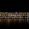Stylish color diamond bracelet, luxury fancy diamond jewelry from Reeva Rare CVD color diamond bracelet in premium metal