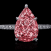 Trending pink diamond gold ring, luxury jewelry from Reeva Rare CVD fancy pink diamond ring in premium gold