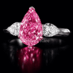 Baby pink diamond ring, luxury jewelry from Reeva Rare Pink CVD Diamond Ring New York USA Reeva Rare Jewelry Brand