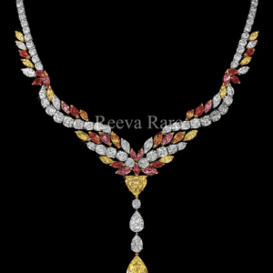 Color CVD Diamond Necklace Jewelry Reeva Rare Jewelry Brand